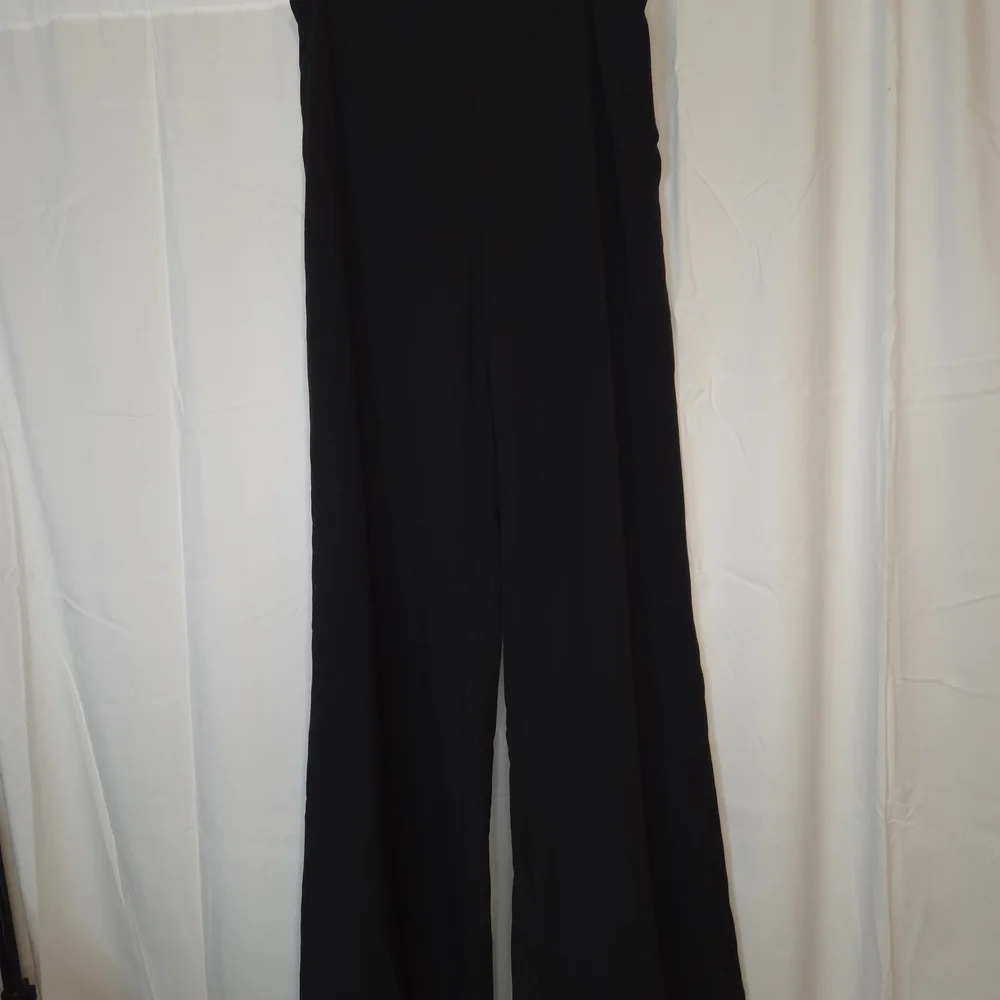 Ralph Lauren Women's Black Label Wool Blend Wide Leg Trousers Size 10 - Picture 2 of 8